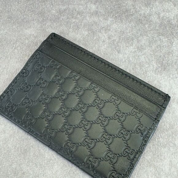 Gucci Black Microguccissima Card Wallet - Picture 3 of 7